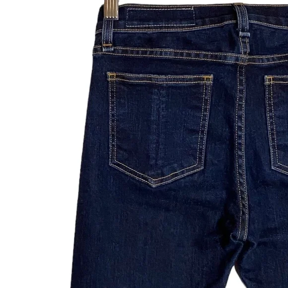 Rag and Bone High Rise Skinny Jean Dark Blue Wash Stretch 25 - Picture 10 of 16